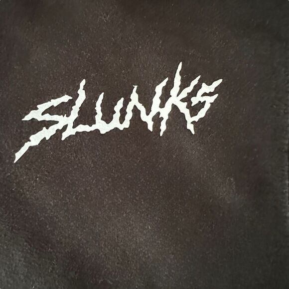 Slunks ~  “What goes around comes around” Black hoodie ~size Small - Picture 5 of 11